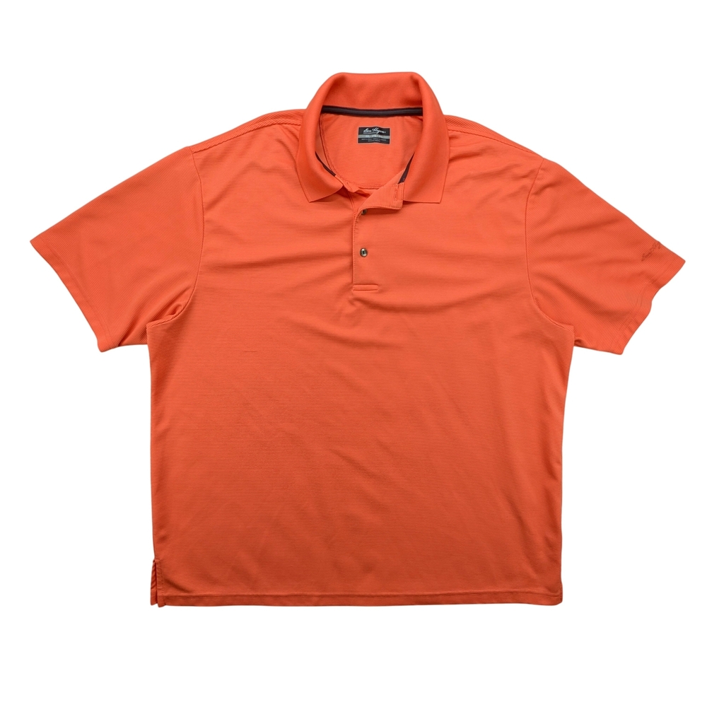 Ben Hogan Performance Shirt Mens 2XL Polo Golf Coral Orange Short Sleeve Comfort